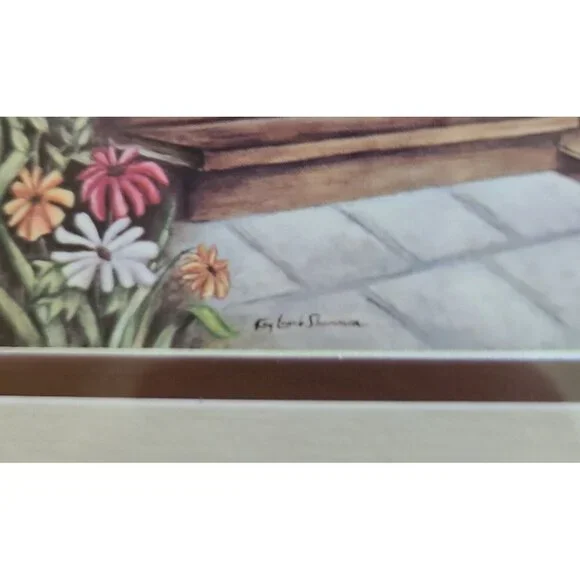 Kay Lamb Shannon "The Carousel Shop"  Framed Matted Color Print 14 x 12 - Picture 5 of 5